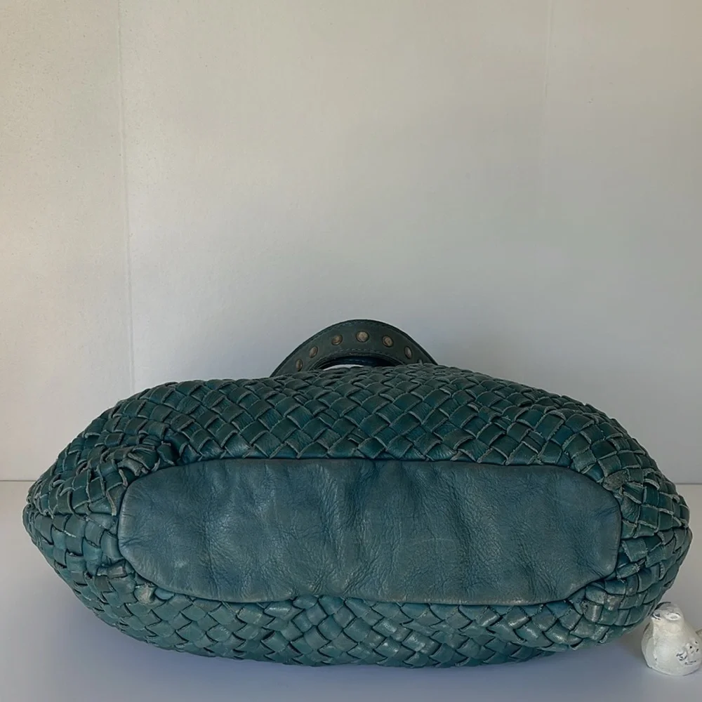 Fossil 🗝️ Vintage Woven Genuine Leather ShoulderBag